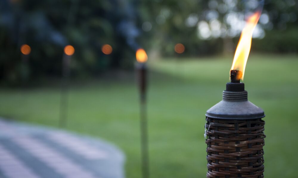 Tiki torches