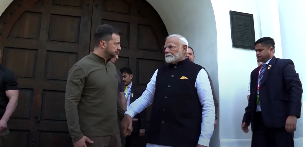 Prime Minister Modi Meets Zelensky