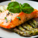 0-Minute Lemon Herb Baked Salmon