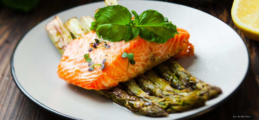 0-Minute Lemon Herb Baked Salmon