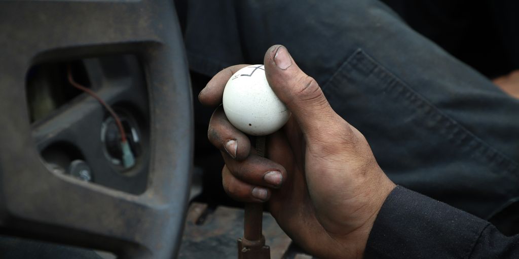 person holding white ball