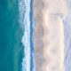 aerial photo of beach at daytime