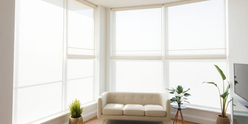 Sheer shades are a fantastic way to enhance your small space while maintaining a stylish look.