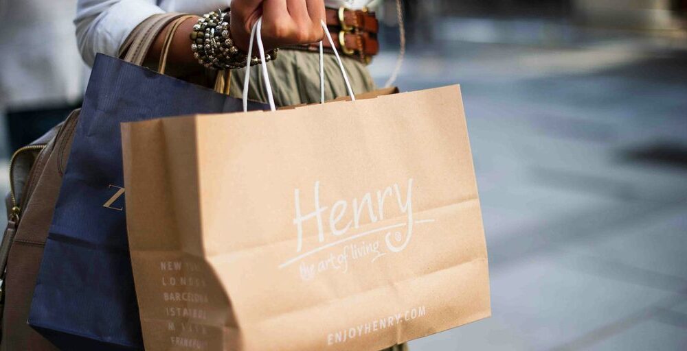 brown Henry paper bag