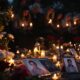 Mourners at a candlelight vigil for shooting victims.