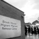 Police and emergency services outside migrant removal centre.