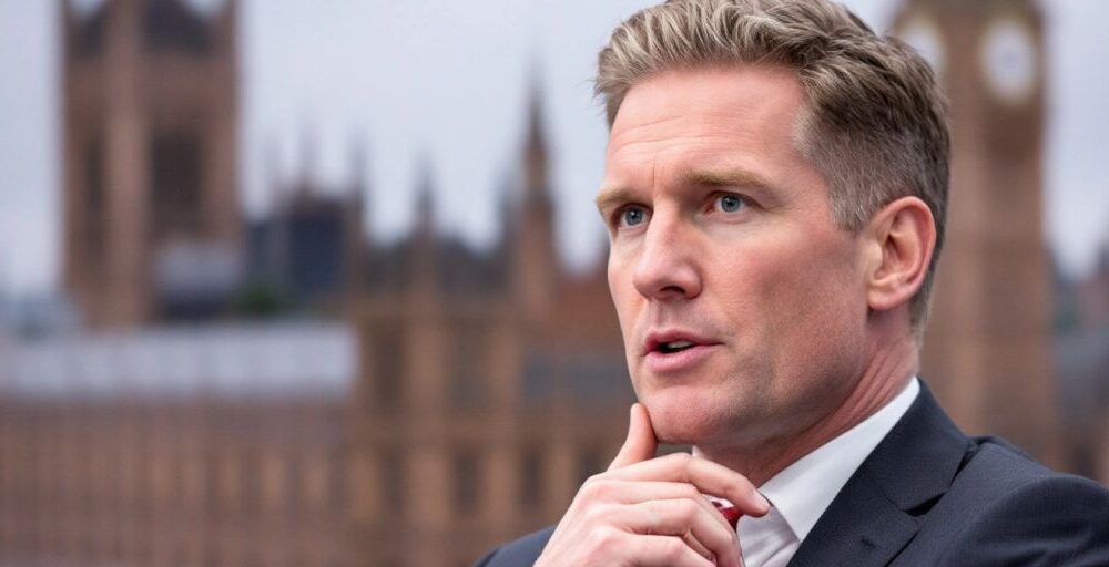 Keir Starmer in a suit, focused on Brexit negotiations.