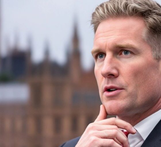 Keir Starmer in a suit, focused on Brexit negotiations.