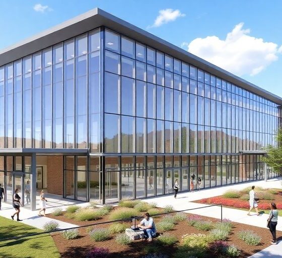 Architectural rendering of BGSU Technology Innovation Center.