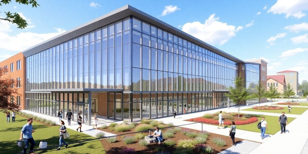 Architectural rendering of BGSU Technology Innovation Center.