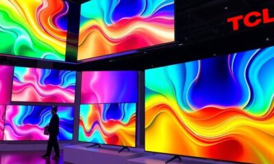 TCL's latest AI and display innovations at technology conference.