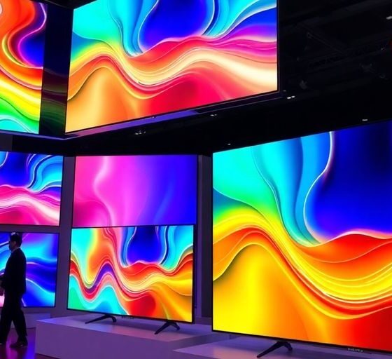 TCL's latest AI and display innovations at technology conference.