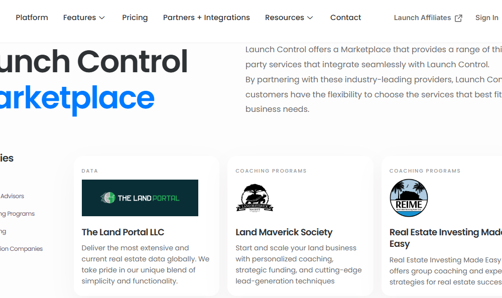 Launch Control Introduces Seamless Partner Integrations to Enhance Business Efficiency