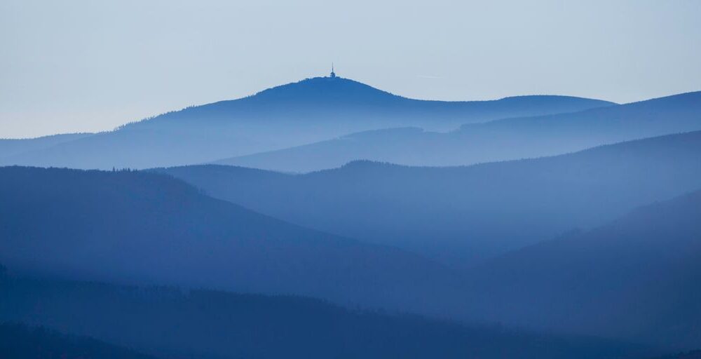 black mountain under white sky during daytime