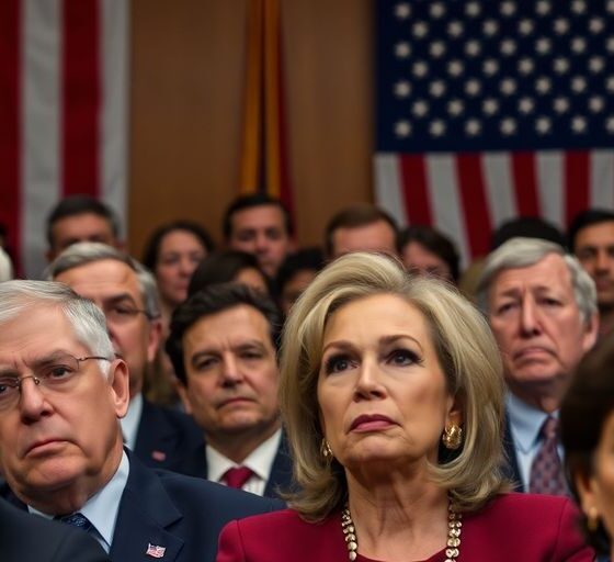 Lawmakers debating a budget bill in Congress.