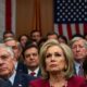 Lawmakers debating a budget bill in Congress.