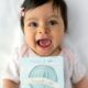 baby with 8 months old card