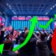 Traders celebrate stock market gains after US-China tariff agreement.