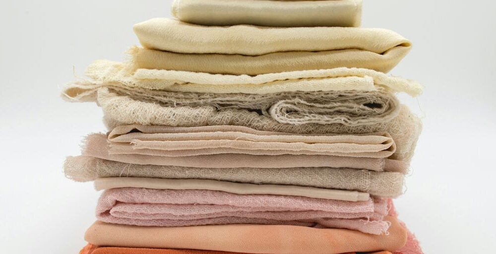 pile of cloth on white surface
