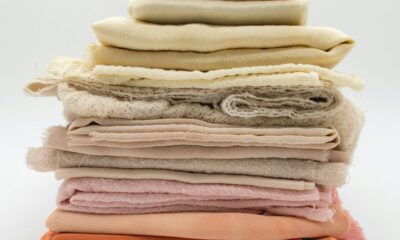 pile of cloth on white surface