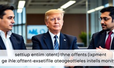 Trump, Musk, and Ramaswamy in an office meeting.