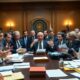 Urgent meeting of officials to prevent government shutdown.