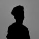 a silhouette of a person