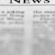 A news paper with the word news on it