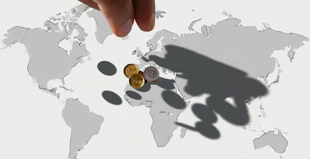 Global trade strained by tariffs.