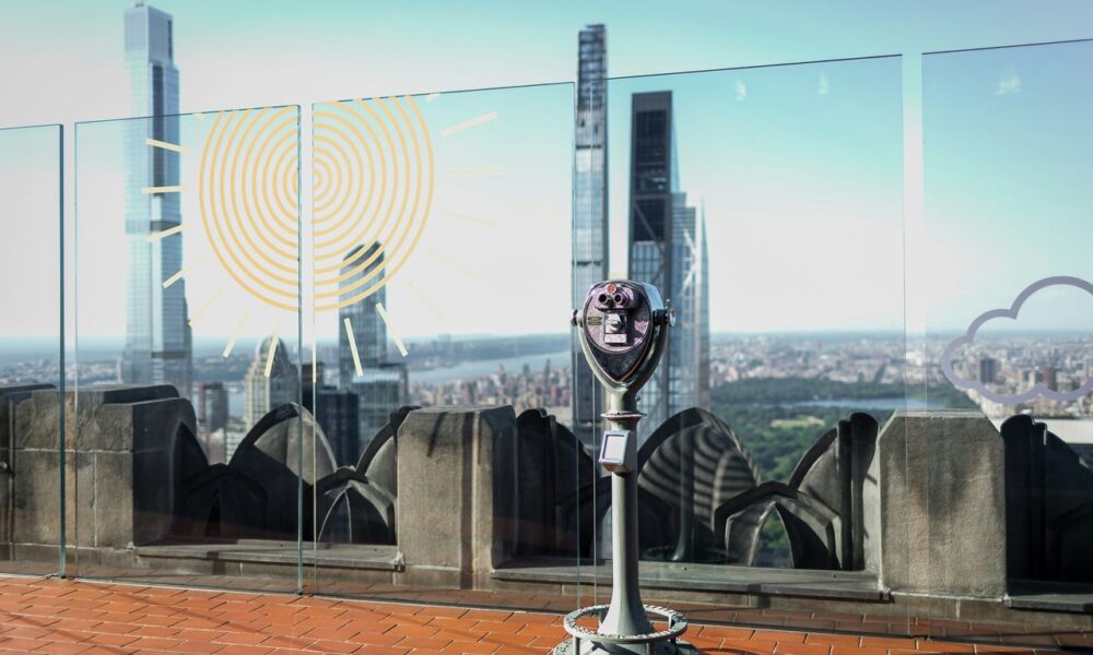 a large city landscape