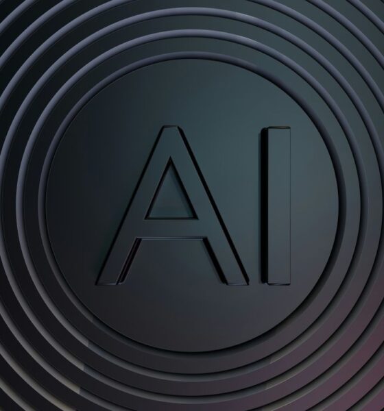 Concentric circles with ai logo in center