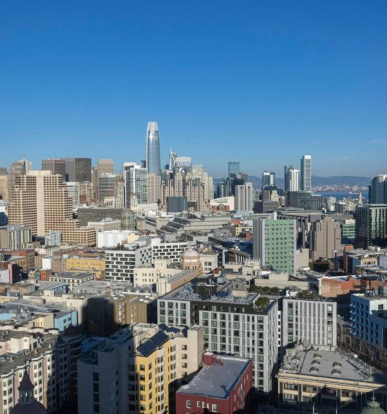 a city with many buildings