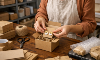 small shipping boxes
