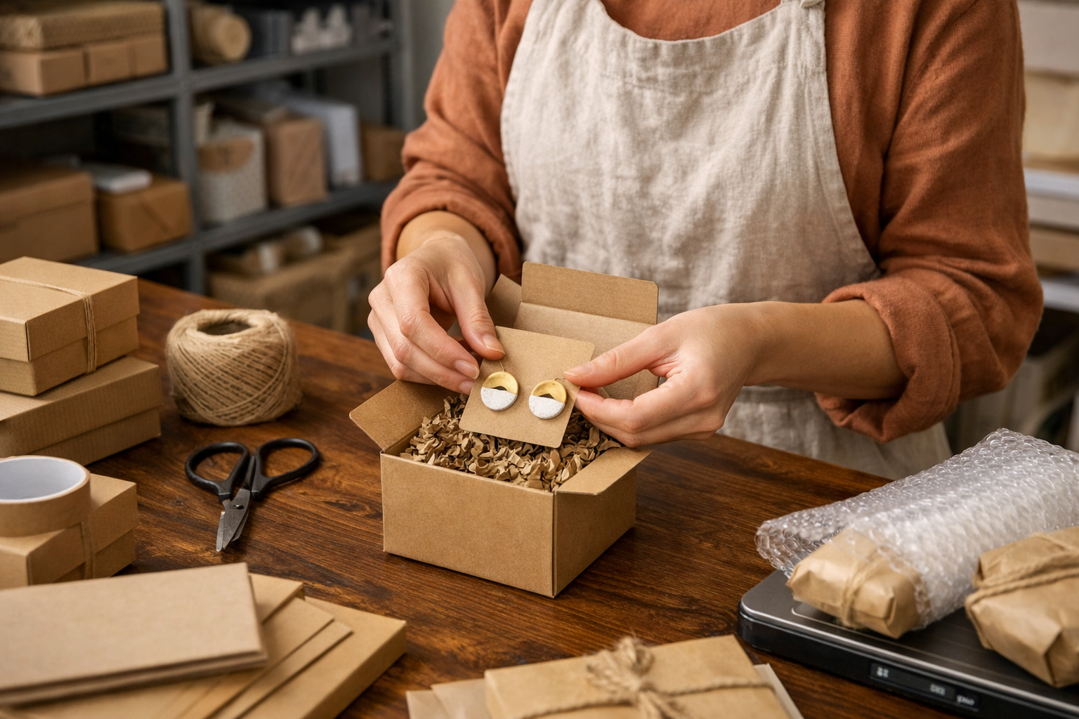 small shipping boxes