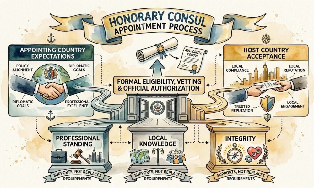 How to Qualify as an Honorary Consul: Why Two Countries Must Approve